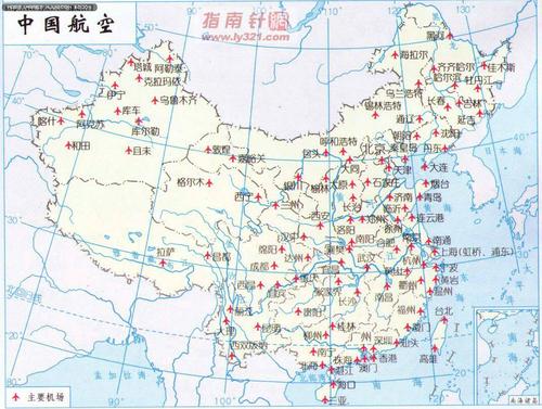 中国旅游地图l